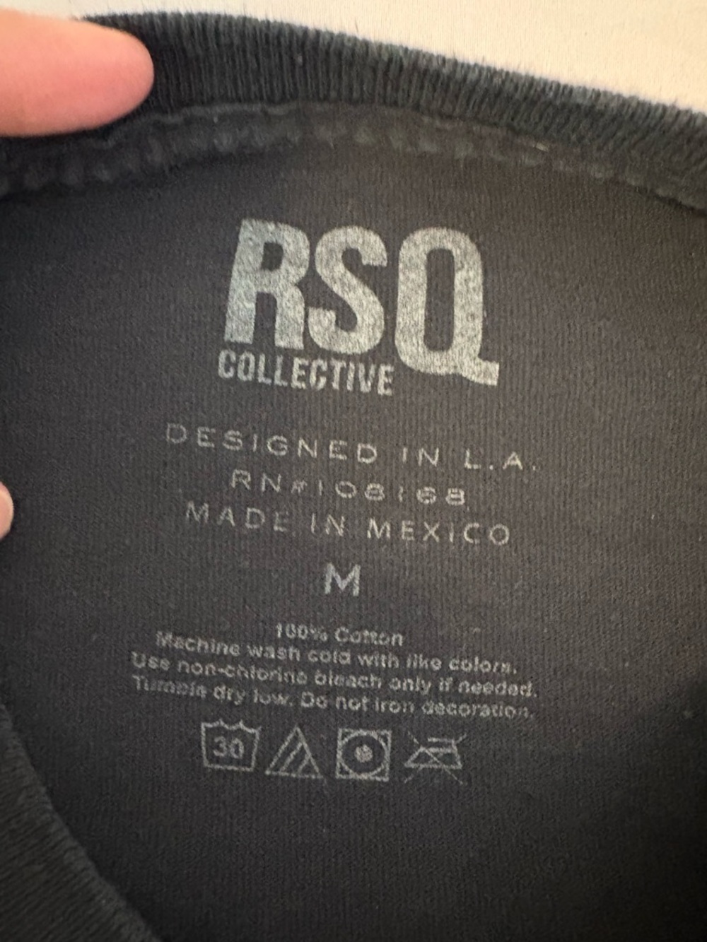 RSQ NASA Space Long Sleeve Shirt Black Graphic Size M - Picture 4 of 6